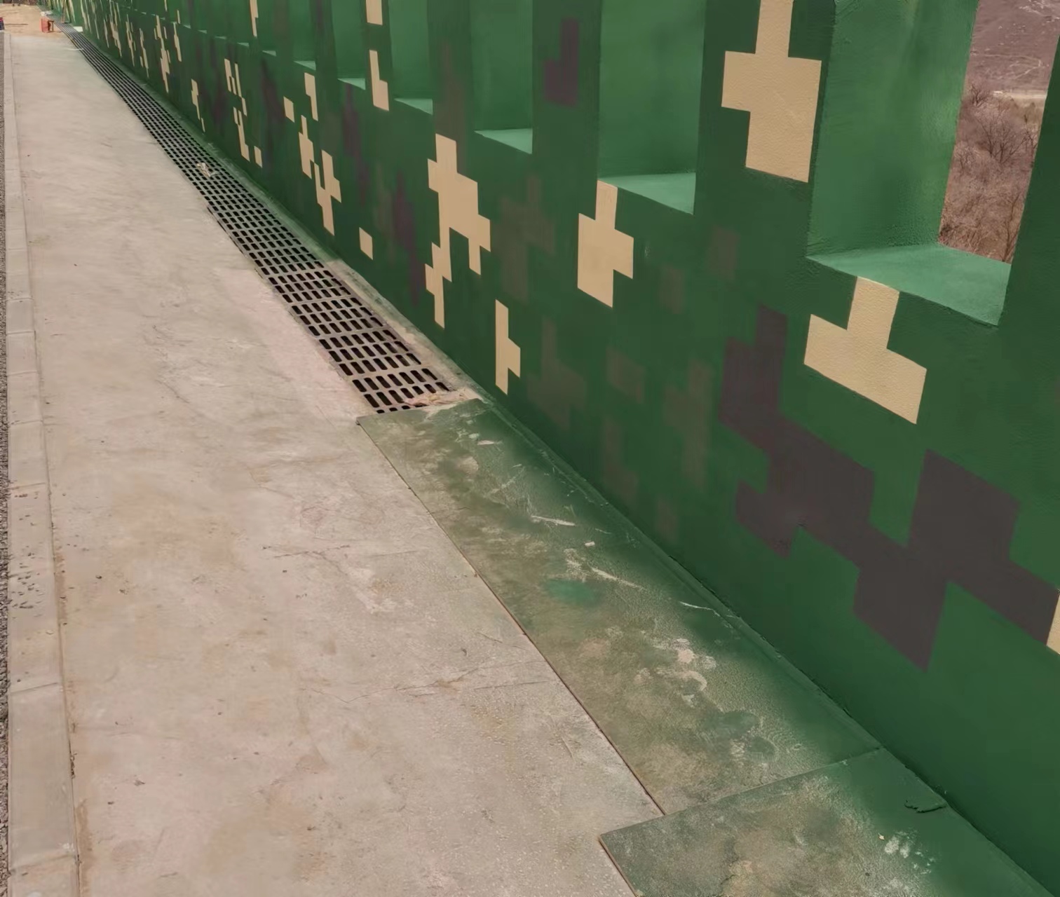 南宁围墙迷彩喷涂,数迷彩漆