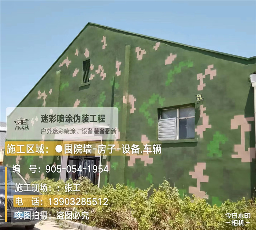 南宁外墙数码迷彩漆施工报价清单（100㎡标准墙面测算）